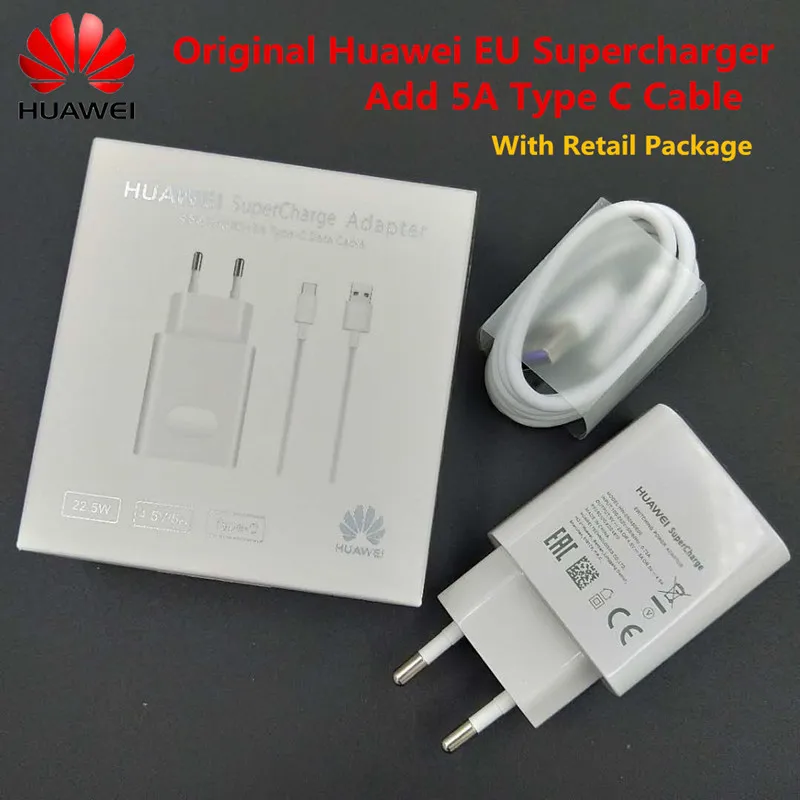 Huawei P20 Supercharger 5 в 4.5a Usb адаптер для зарядки стены type C кабель для передачи данных для Honor 9 10 Note 10/p10 Plus/mate 10 Pro