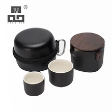 TANGPIN традиционный керамический чайник с 2 чашками портативный чайный набор для Путешествия Посуда для напитков