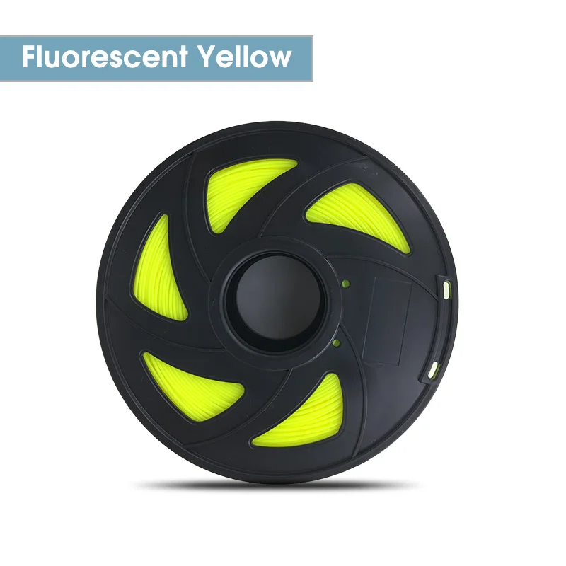 Fluorescent Yellow Myriwell 3d принтер PLA Филамент 1,75 мм 1 кг хорошее качество ABS пластик Филамент высокая прочность 3D печать Филамент - Цвет: Fluorescent Yellow