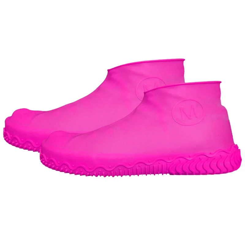 Перерабатываемые силиконовые галоши Многоразовые водонепроницаемые непромокаемые мужские ботинки, непромокаемые сапоги Нескользящие моющиеся 6 цветов S/M/L