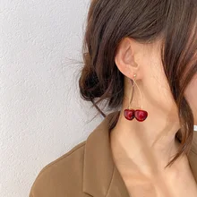Женские винтажные серьги подвески AOMU длинные висячие из