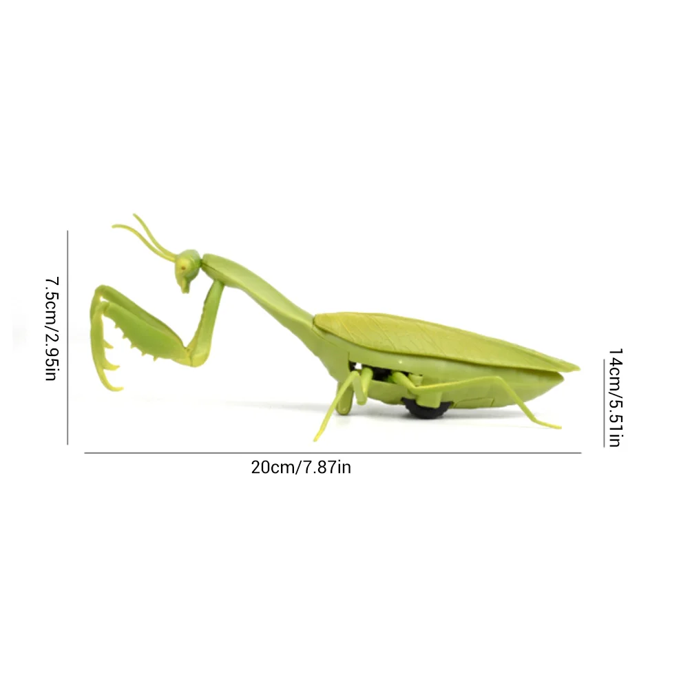 Электрический инфракрасный пульт дистанционного управления имитация Mantis игрушка Реалистичная Мини RC Mantis насекомое страшный трюк детские игрушки на Хэллоуин Рождество