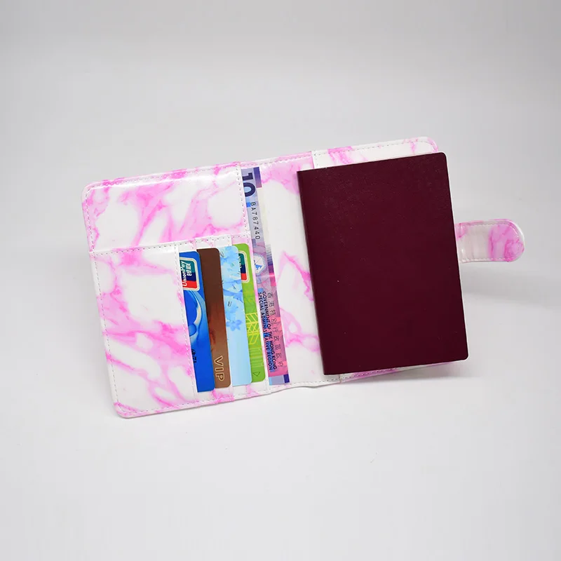 DIKEDAKU, модный засов, Rfid, держатель для паспорта, женский, розовый, милый, из искусственной кожи, Обложка для паспорта, для путешествий, ID карты, чехол для паспорта, кошелек