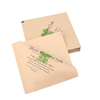 

SOLEDI 15*15cm Creative Donuts Package Sandwiches Pastry Decor Supplies Practical Snack Packet Box Cream Puff Bread Kraft Paper