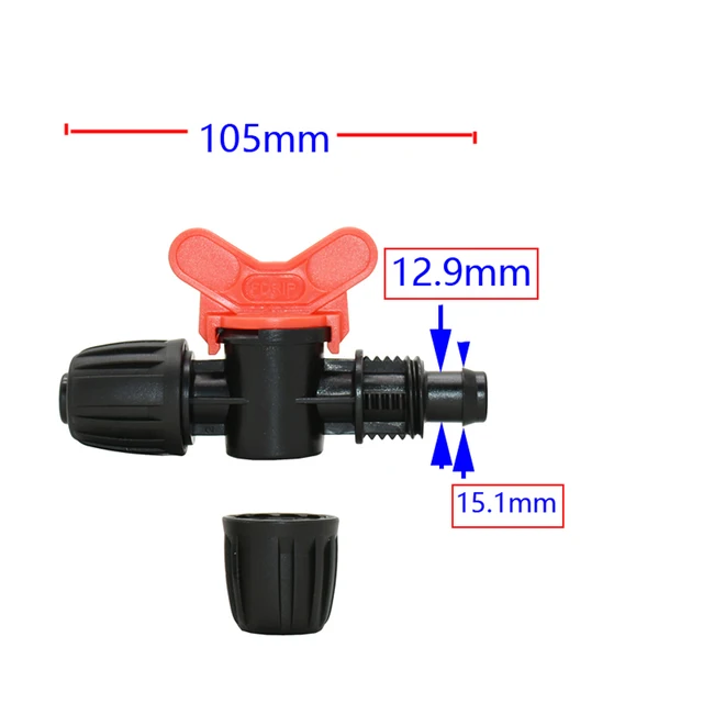 Csepegtető Öntözés 4 Mm/8 Mm/10 Mm/12Mm/14 Mm/16 Mm/19 Mm Tömlő Kerti Csap Öntözőszelep Használjon Víztömlő Pe Csövet - Image 2