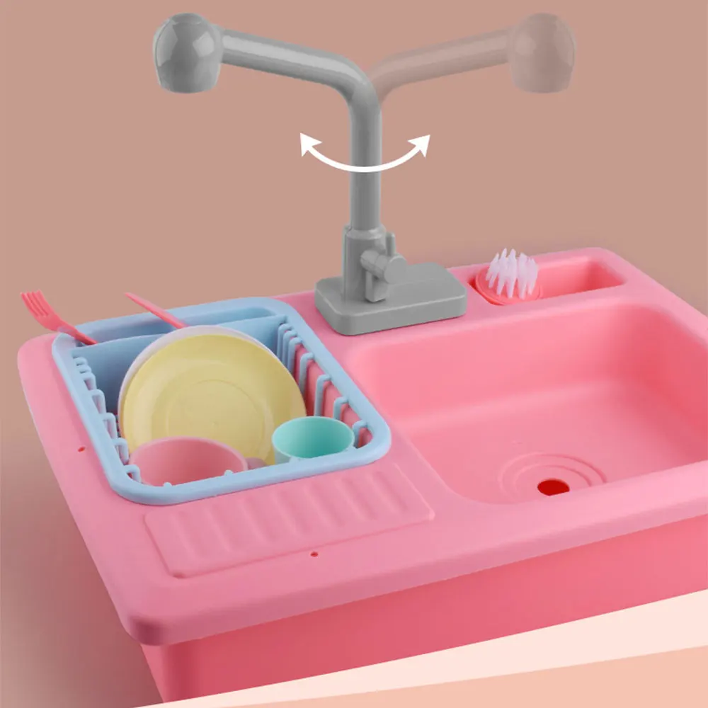 play kitchen with running water