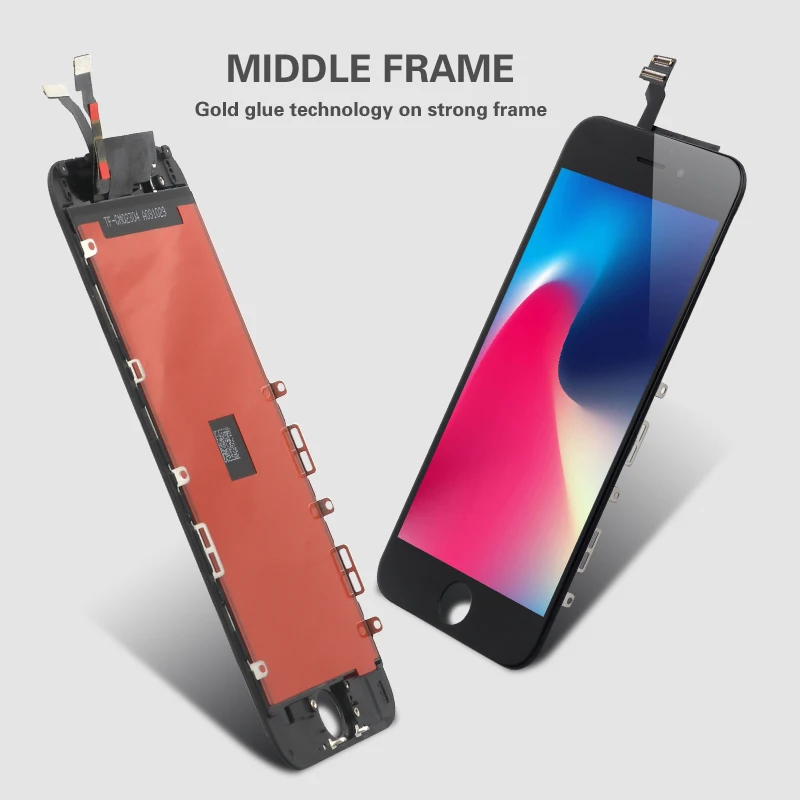 AAAA +++ level LCD display for iPhone 5s 'touchscreen digitizer assembly. No dead angle pixels + tempered glass + tools + mobile