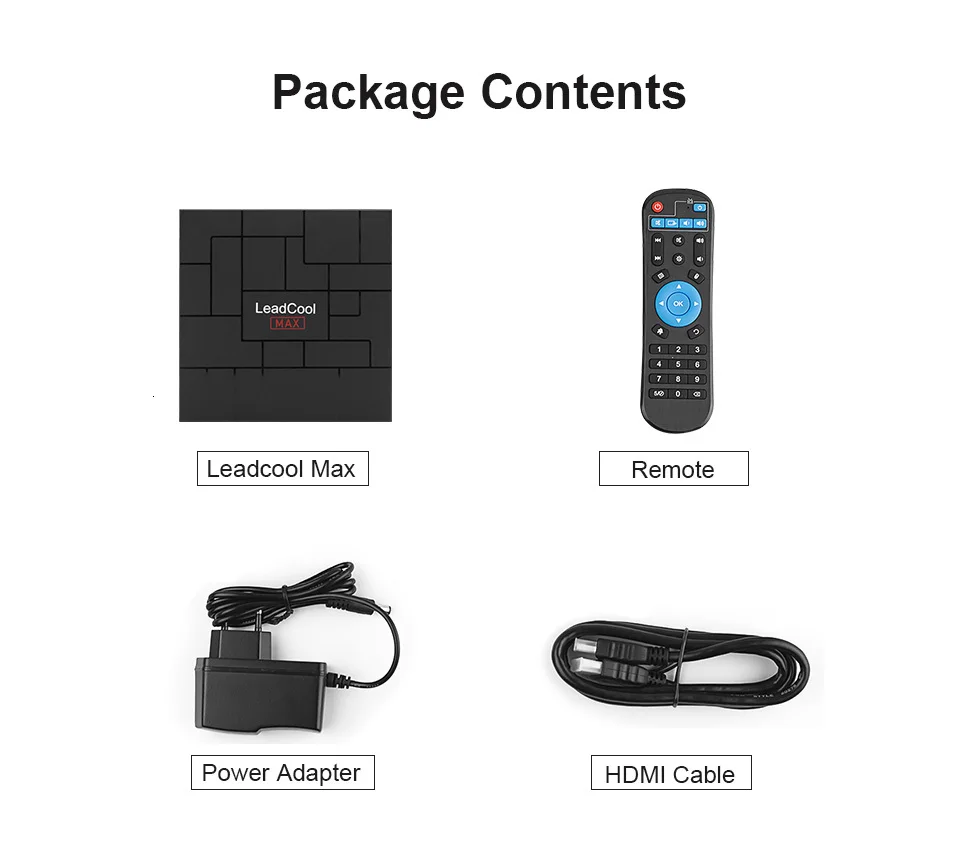 Android 9,0 Leadcool Max смарт-приставка RK3318 4K H.265 медиаплеер 4G 64G USB 3,0 двухдиапазонный wifi Leadcool Android tv box