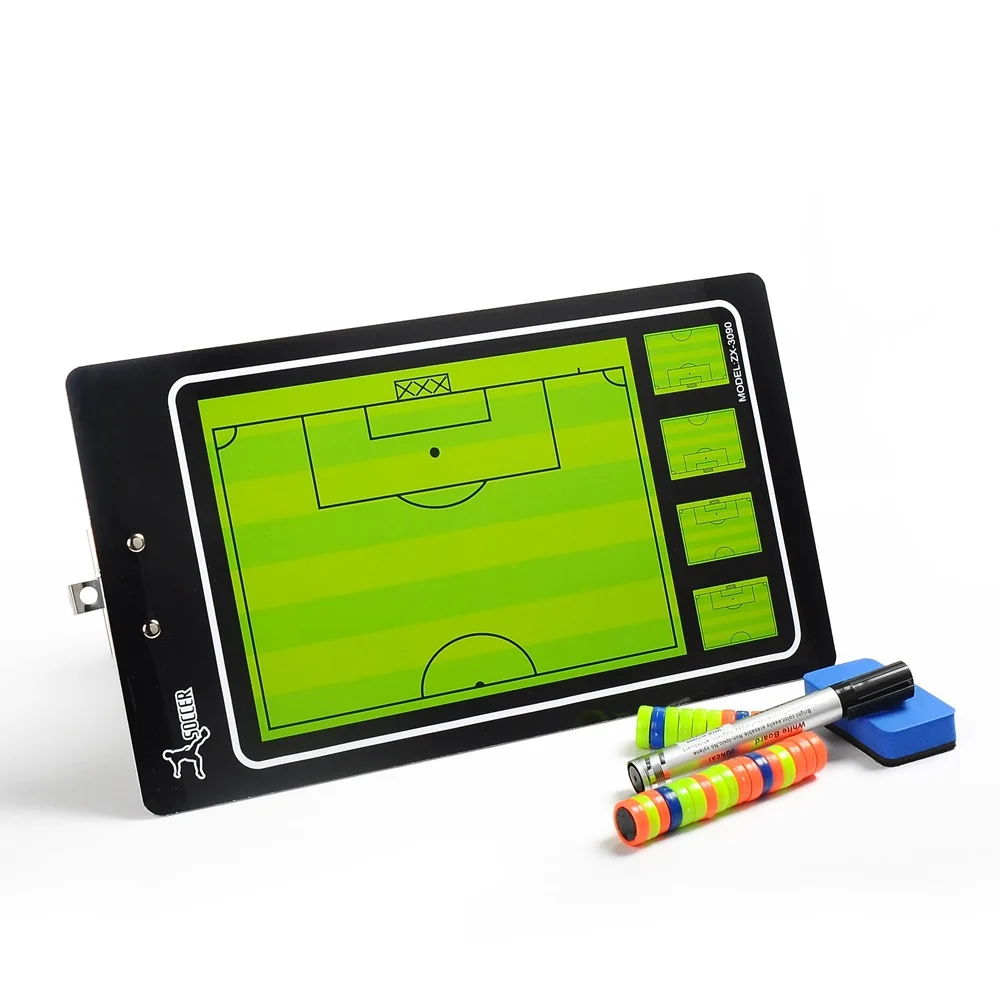 

[] PVC Football Coaching Board Top Grade Magnetic Coach Board Figure Teaching Board Tactical Board