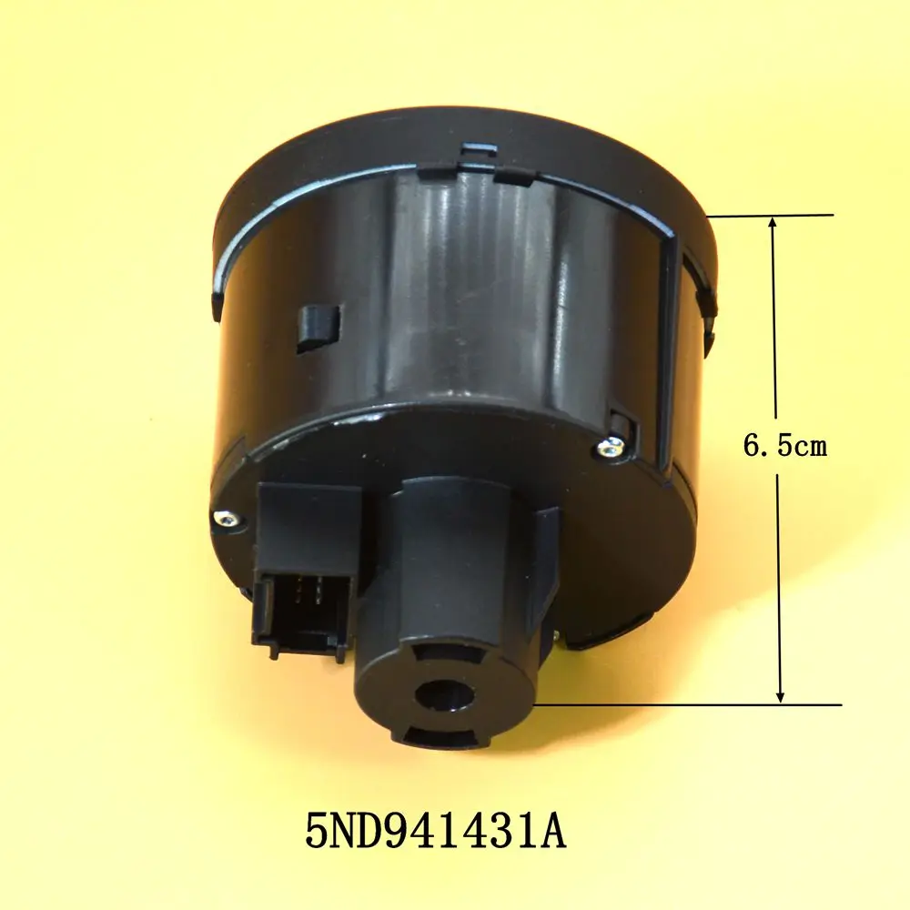 1 шт. OEM хромированный Европейский переключатель управления фарами для Golf Mk5 Mk6 Passat