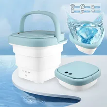 

Portable Washing Machine Folding Washing Machine Ultrasonic Cleaning Sterilization Drying Washing Machine Small Mini Portable