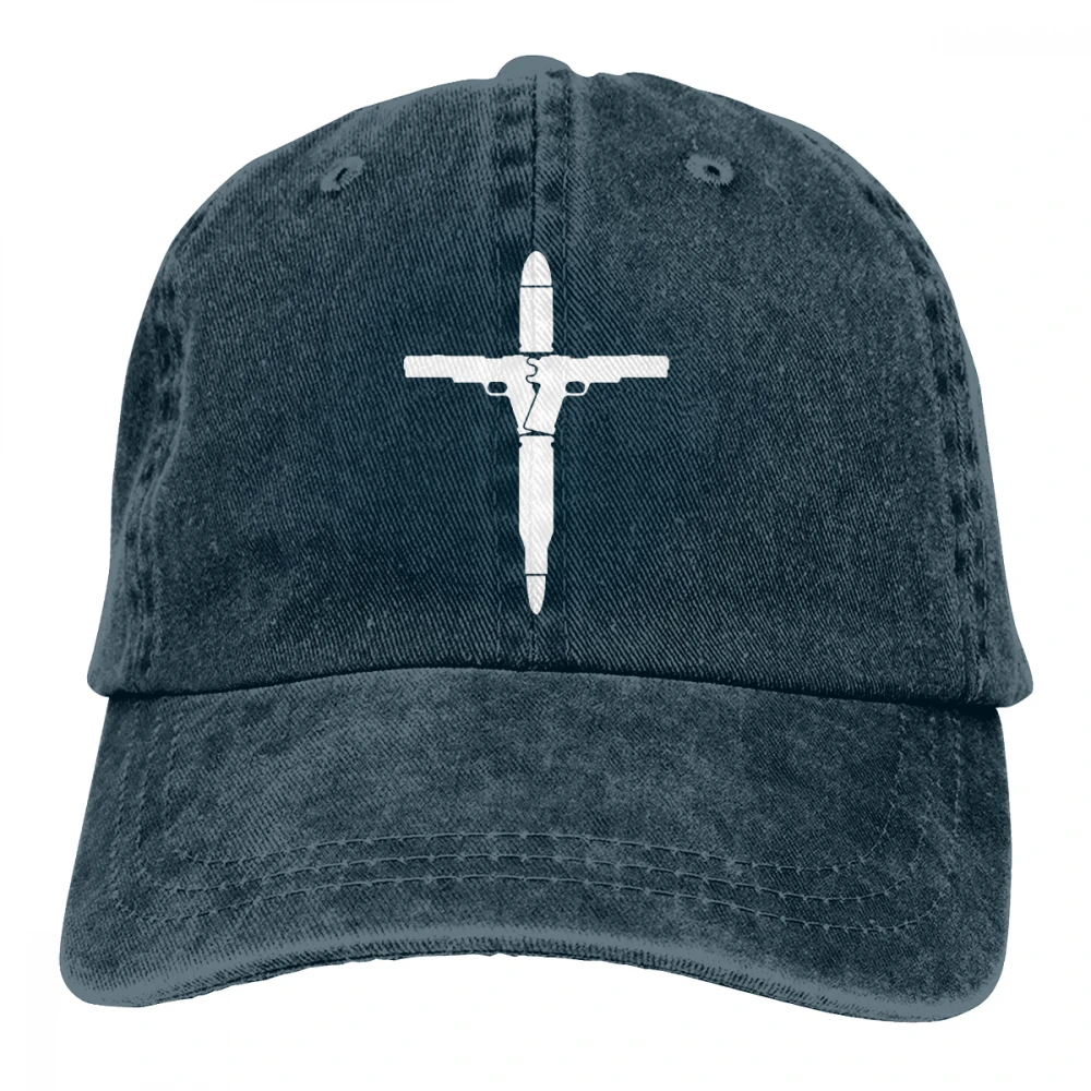 Крест пистолет пули Molon Labe Casquette глубокий Хизер унисекс Мужские Женские джинсовые бейсболка с ремешком кепки Регулируемый Гольф папа шляпа