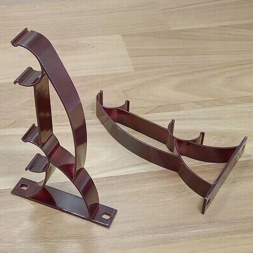 Description Picture 4 of item2PCS/Lot Double Curtain Rod Bracket for 25-28mm Rod Aluminum Alloy Window Blind Rod Brackets, Rod Holder for Window Blind Rod