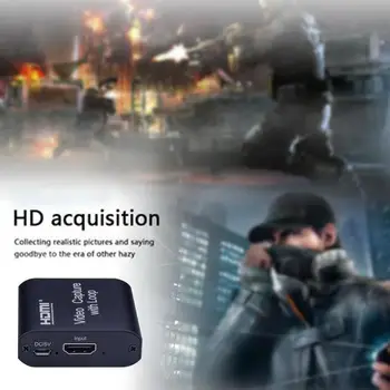

1080P 4K HDMI Video Capture Device HDMI To USB 2.0 Video Capture Card Dongle Game Record Live Streaming Broadcast Local Loop Out