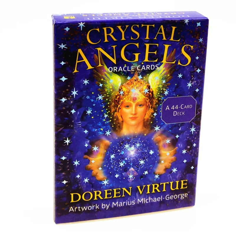 

Tarot game oracle card is used for fate divination deck paper material Crystal Angels oracle cards is a fun party game