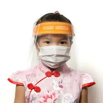 

Kids Transparent Face Shield Adjustable Stretchy Headband Mask Anti-fog Oil-Proof Anti-Splash Reusable Face Mask