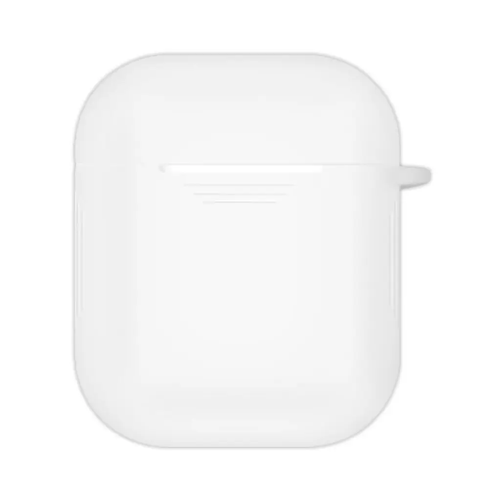 Забавный мультяшный картофель фри беспроводной для Apple Airpods 1 Eaphone зарядный чехол для Air Pods 2 мягкий чехол s с кольцом - Цвет: GJWhite