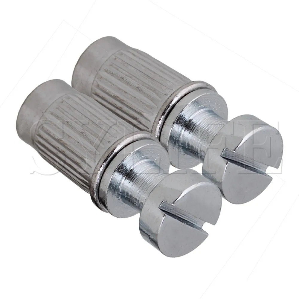 Chrome Guitar Studs Bridge Adjusters Tailpiece Tail Posts for Electric Pack of 2 | Спорт и развлечения