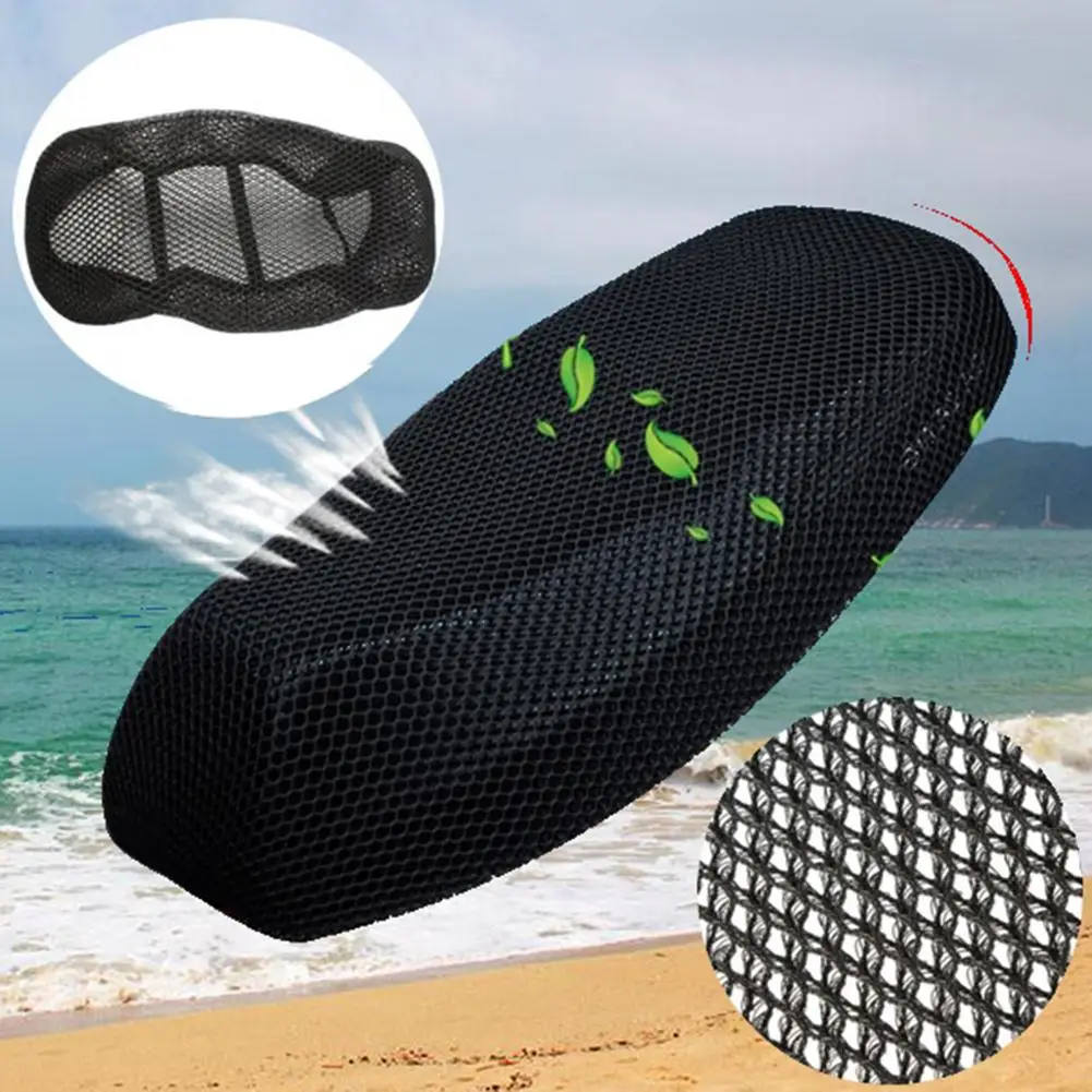 

Breathable Durable Motorcycle Scooter Electric Bicycle Quick Dry 3D Mesh Seat Cover Cushion Accessories motorcycle seat cover