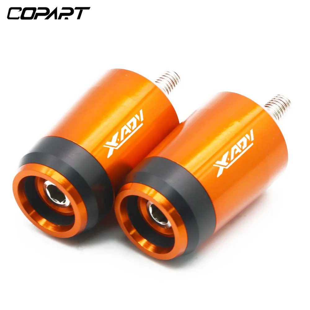 Orange Новая мотоциклетная обувь 7/" CNC ручка для мотоцикла наконечники для ручки управления мотоциклом Кепки заглушки аксессуары для Yamaha X-ADV 750 X ADV XADV XADV750 - Цвет: Orange
