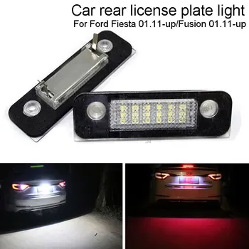 

Vehemo 2PCS 6500K LED License Plate Light License Plate Light Accessories Durable Rear Lamp Error Free Number Plate Light