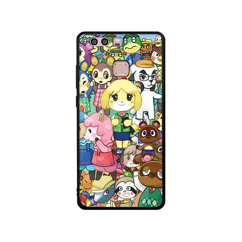 Мягкий ТПУ телефон EWAU Animal Crossing чехол для Huawei P8 P9 P10 P20 P30 Pro Lite Mini P Smart Z - Цвет: B1