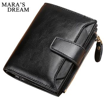 

2020 NEW Women's Wallet Leather Small Luxury Brand Wallet Women Short Zipper Ladies Coin Purse Card Holder Femme Red/Blue