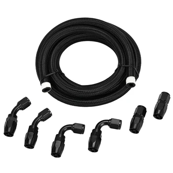 

Car Modification An6 Oil Cooling Joint Set Nylon Braid Modified Oil Cooler Tubing Kit