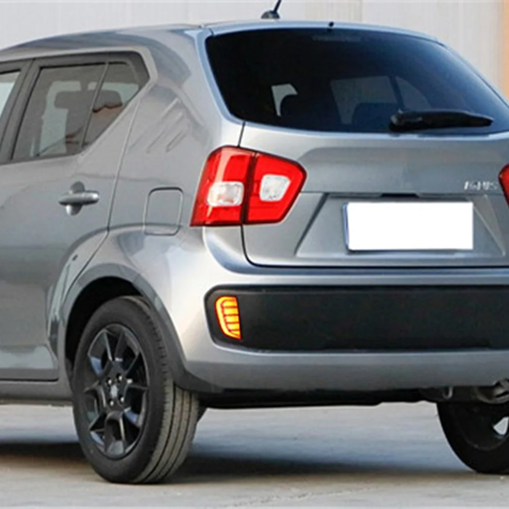 CSGJMY 2 шт для Suzuki Ignis 2016 2017 2018 2019 светодиодные задние тормозные огни бампер