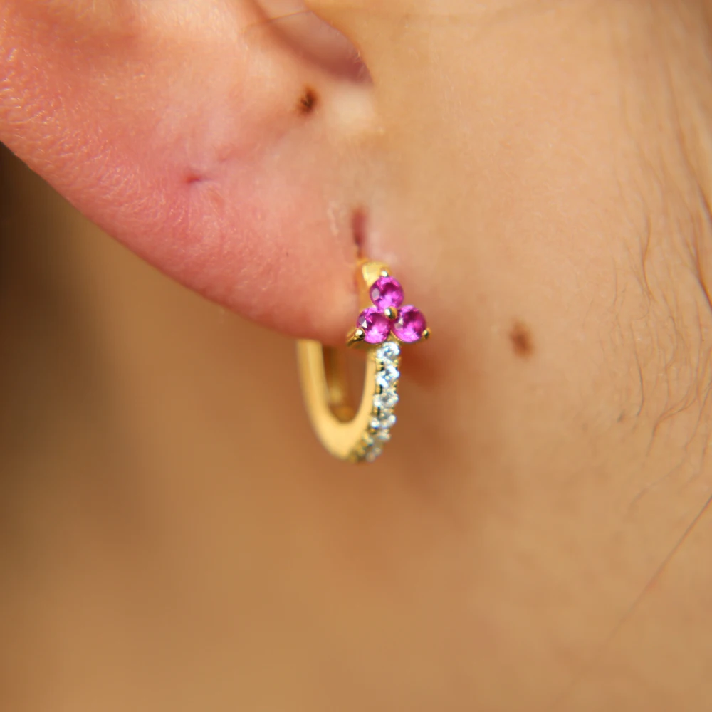 Женские серьги гвоздики из серебра 2021 пробы с фианитом|Серьги-гвоздики| |