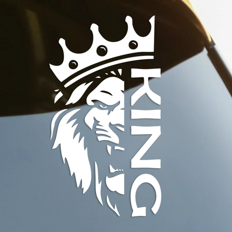 Lion with a Crown King Die-Cut Vinyl Decal Car Sticker Waterproof