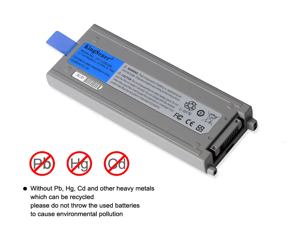 Kingsener-bateria para Computador Portátil de Panasonic 10 Opções de Cores Baterias p/ laptop - Imagem 4