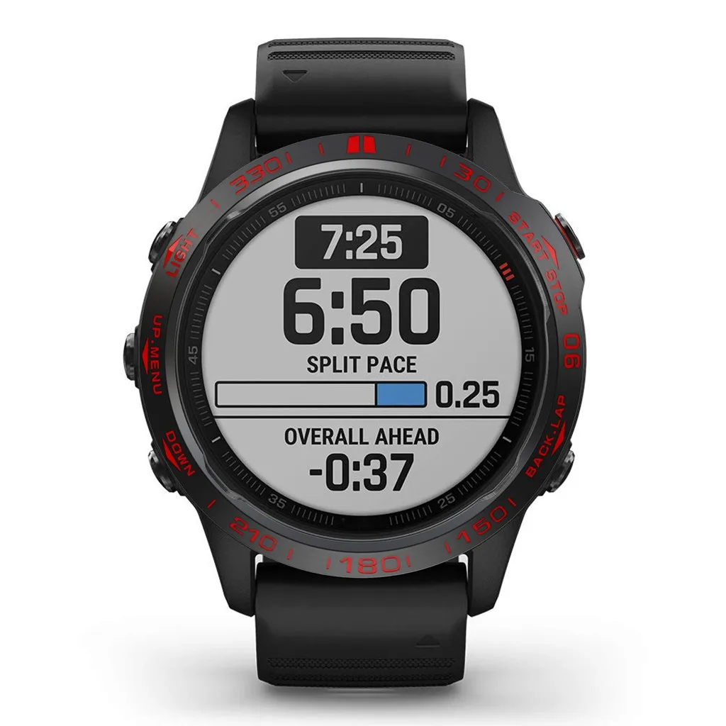 Для Garmin Fenix 6/6Pro Часы Ободок кольцо клейкая крышка против царапин чехол из нержавеющей стали Смарт часы аксессуары Fenix6#1204