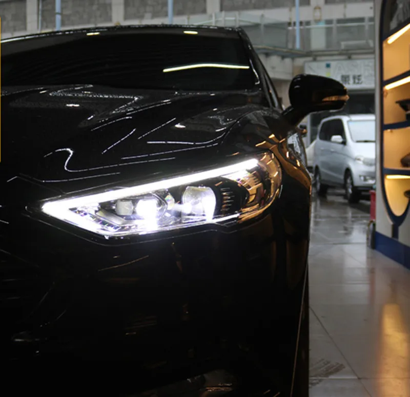 VLAND завод для автомобильных фар для новых Mondeo головная лампа с полным светодиодный сигналом поворота с движущимся сигналом