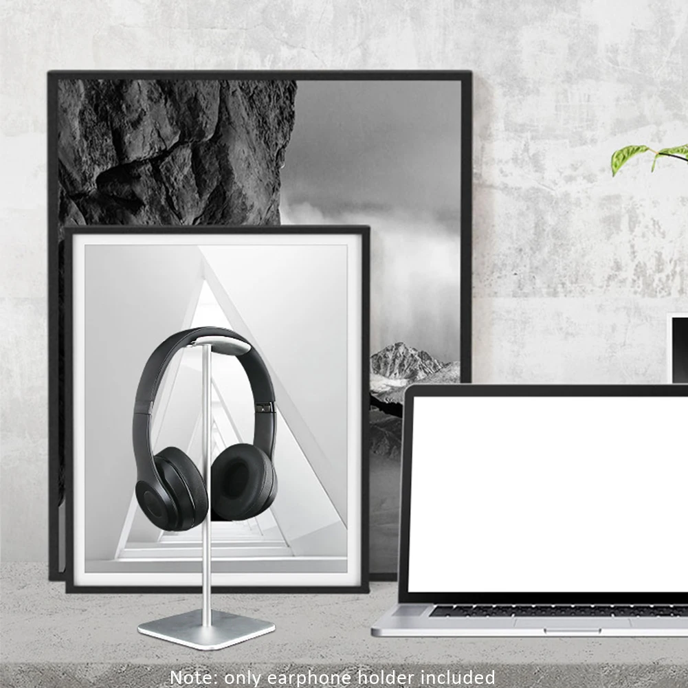 Table Solid Base Storage Detachable Display Headphone Stand Universal Holder Non Slip Hanger Home Office Portable Aluminum Alloy