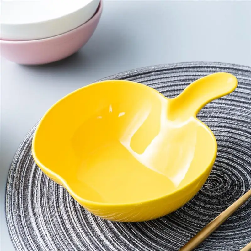 1pc Durable Ceramics Fruit Salad Bowl for Bakery Home Kitchen 1pc Durable Ceramics Fruit Salad Bowl for Bakery Home Kitchen