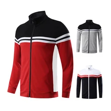 Мужской кардиган, пальто, новинка, рубашки для бега, Лоскутная Верхняя одежда, тренировочные трикотажные изделия, куртки для футбола, фитнеса, бега