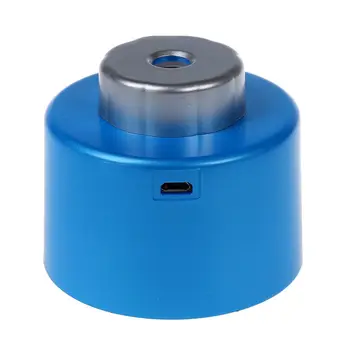 

Mini Portable Bottle Cap Air Humidifier with USB Cable for Office Home, Blue Color