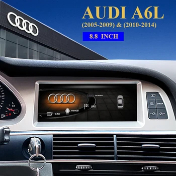 

Car DVD Player for Audi A6L (2005-2009) ( 2010-2014) Car Radio Multimedia Video Player Navigation GPS Android 10.0 Double Din