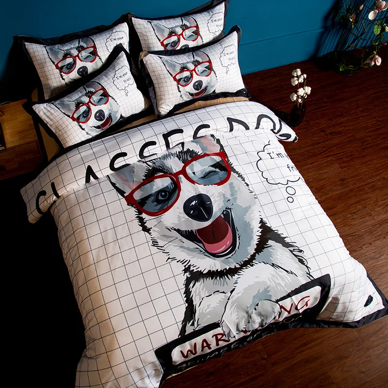 

Home Textile 100% Cotton 3D Cartoon Children Bedding Set Bed Linen Set Flat/Fitted Sheet Twin Queen King Bedclothes 3/4PCS