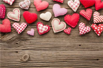 

SHUOZHIKE Vinyl Custom Valentine day Photography Backdrops Prop Floral Rose Wooden Photo Studio Background F191220-55