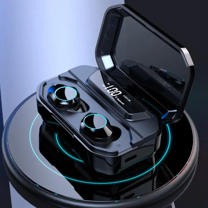 Wireless Bluetooth 5.0 Earphones Waterproof LED Display Earbuds for Smartphones OUJ99