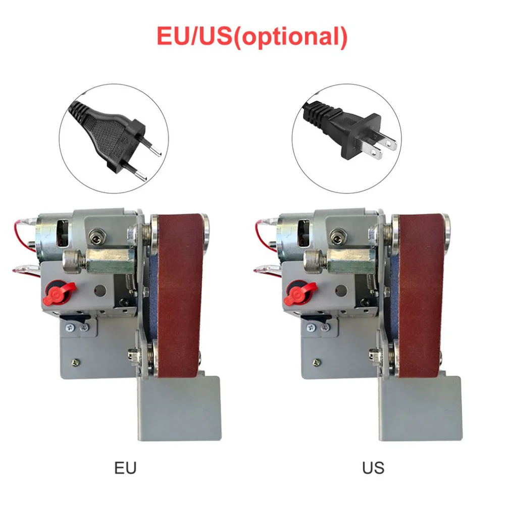 New Mini Electric Angle Grinder Polisher Sanding Belt Adapter for Sanding Machine Grinding Polishing Machine Edges Sharpene