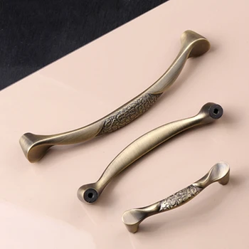 2020 Vintage Door Handles Antique Knobs And Handles For Kitchen Cabinets Cupboard Handles Closet Handle Furniture Hardware