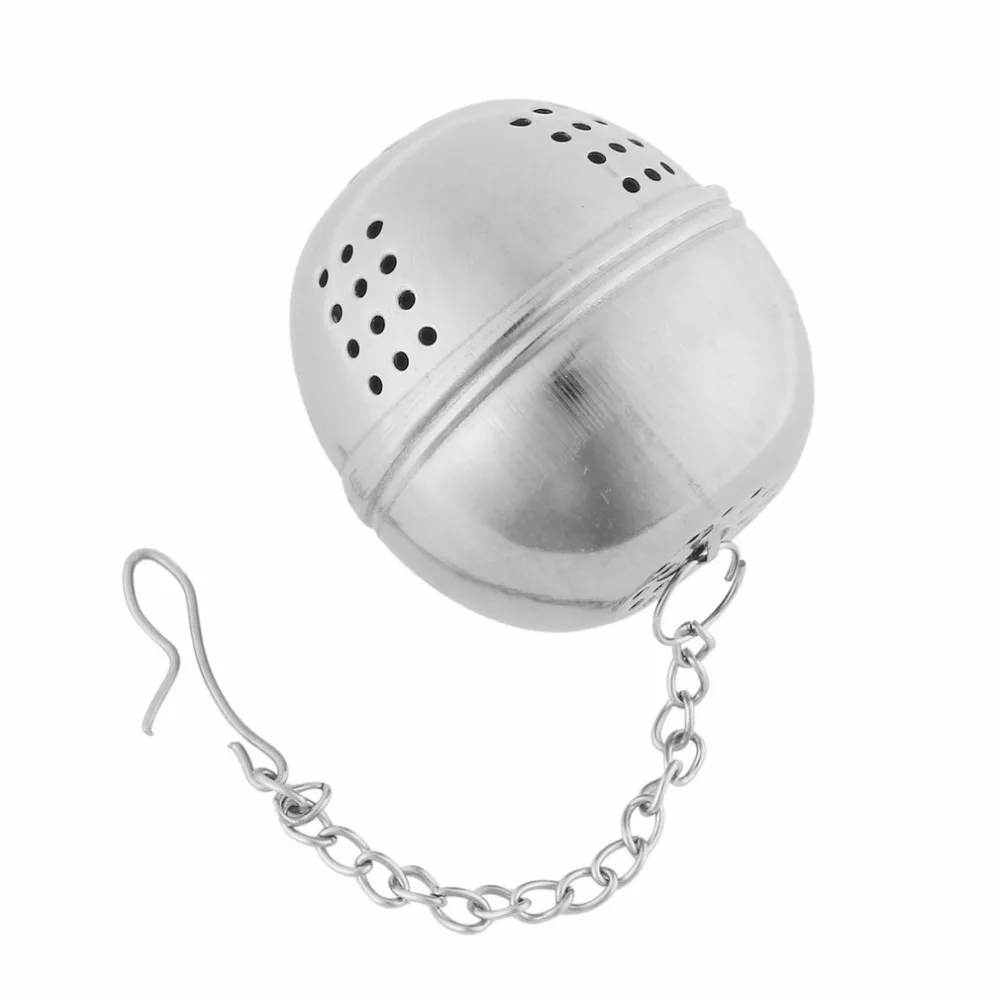 1 шт. специи в форме яйца серебряный шарик для приправы чайники ситечко для чая Блокировка фильтра бренд