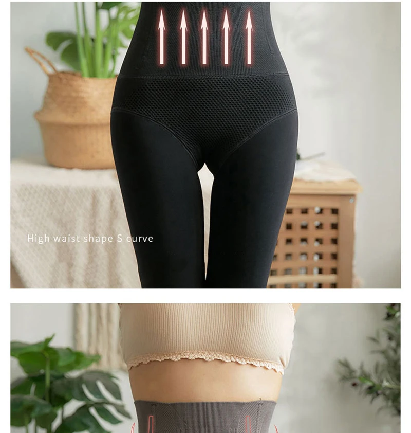 ZYFPGS Winter Top Warm Leggings Technology Sexy Leggings For Women Fashion Slim Fit Elastic Thick Velvet Fitness New