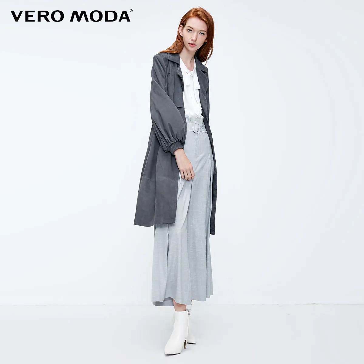 Vero Moda новая овечья кожа 3D пошив задняя щит баллон рукава кожаный пиджак | 318310541
