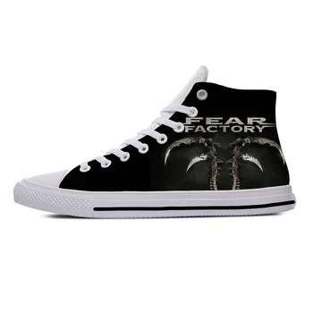 

factory Death Metal Rock Fear Fashion Popular Casual Canvas Shoes High Top Lightweight Breathable 3D Printed Men women Sneakers