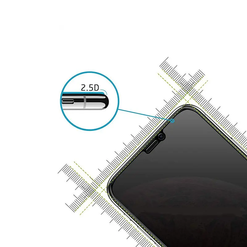 Лучшее 9H полное надежное закаленное стекло для iPhone 6 6S 7 8 Plus X XS MAX XR антишпионское бликовое ползучее защитное стекло высокой четкости