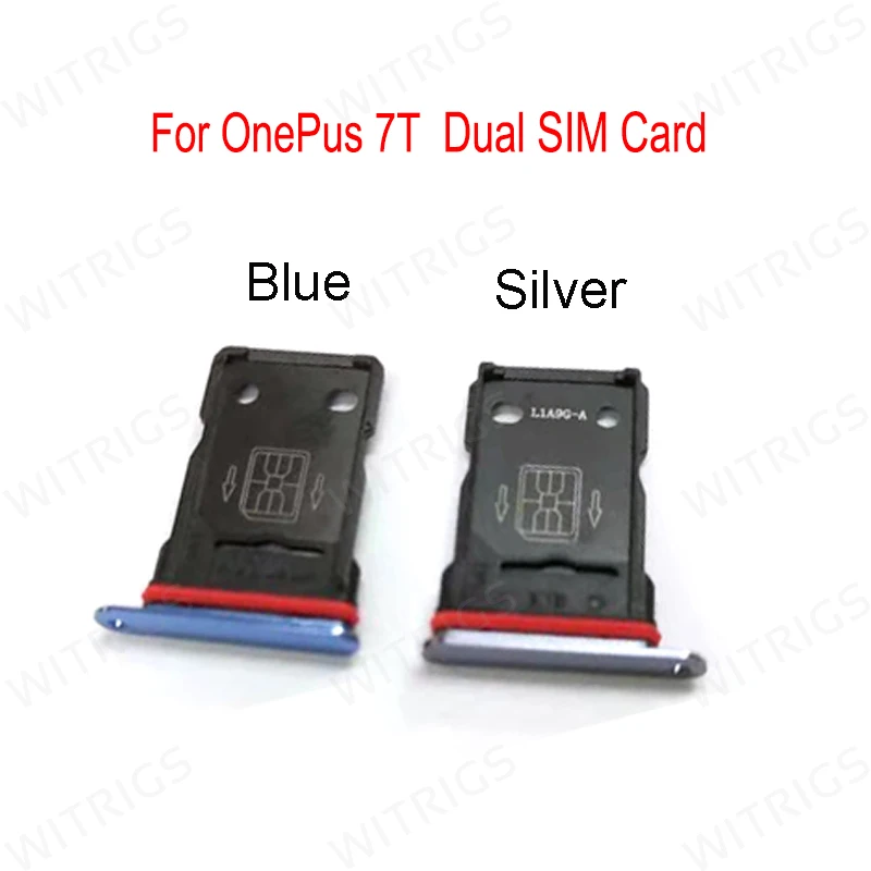Witrigs For OnePlus 7T SIM Card Tray Holder Slot Socket For One Plus 7 T Replacement